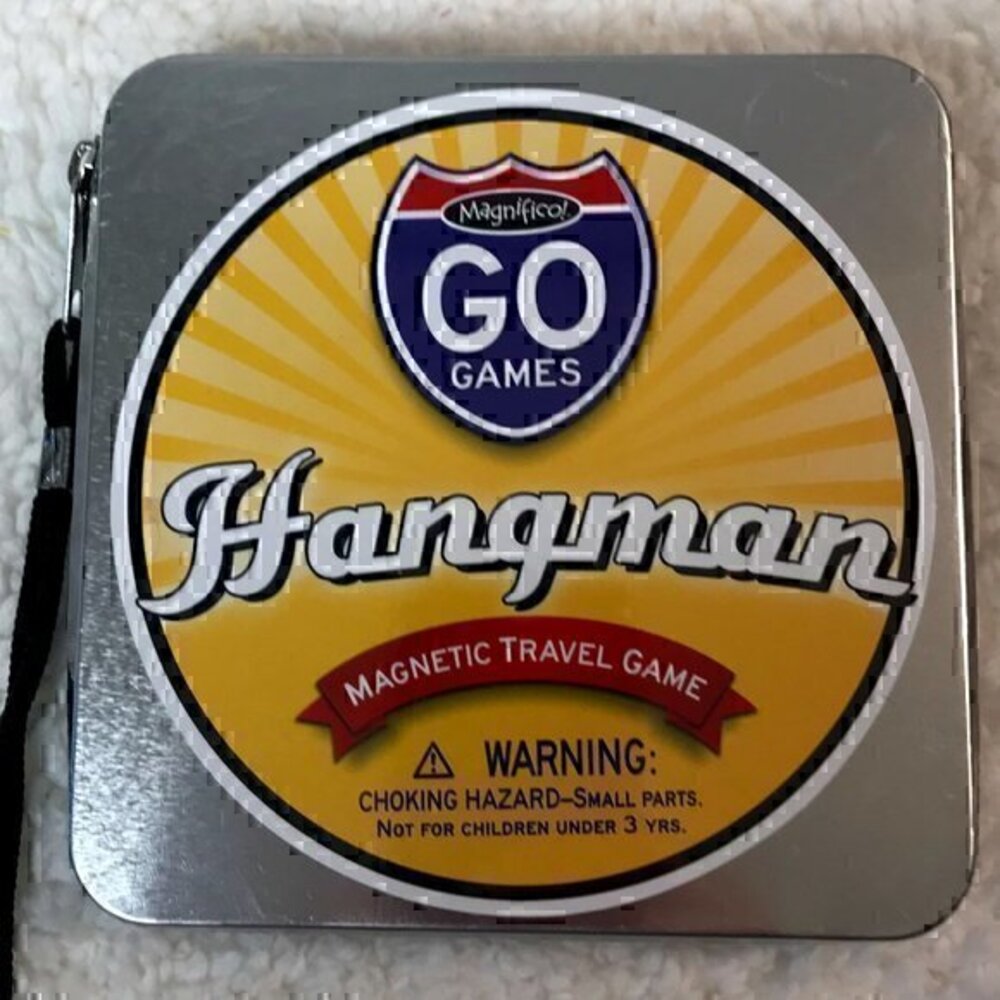 Magnetic Poetry Hangman Magnetic Travel Game